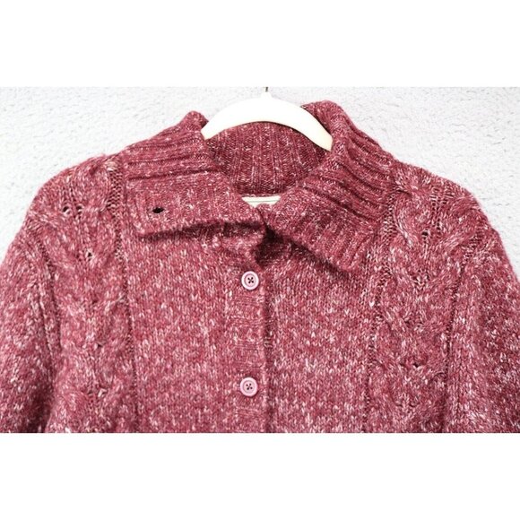 L.L. Bean Long Sleeve Wool Blend Sweater-Size Large - Picture 4 of 11